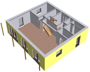 Conception 3D Maison passive