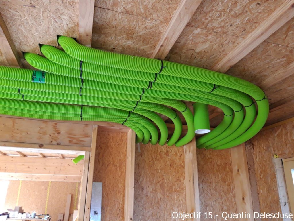 Installation d’une VMC double flux dans une maison passive sur le plateau du Neubourg